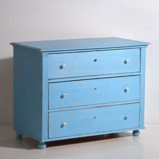 Antique blue chest of drawers (c.1920)