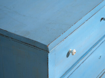 Antique blue chest of drawers (c.1920)