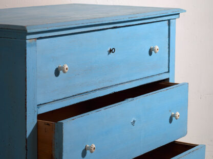 Antique blue chest of drawers (c.1920)