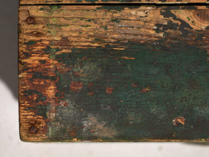 Small antique green antique chest (c.1920)