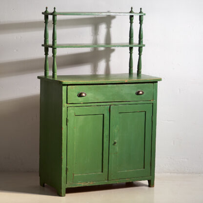 Antique emerald green antique dresser (c.1920)