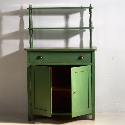 Antique emerald green antique dresser (c.1920)