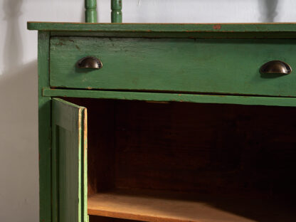 Antique emerald green antique dresser (c.1920)