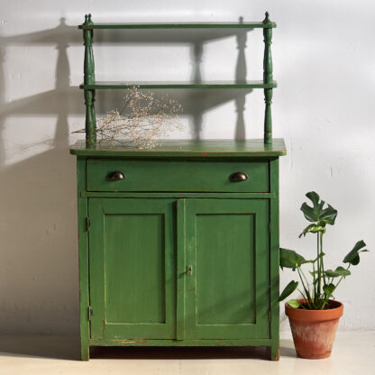 Antique emerald green antique dresser (c.1920)