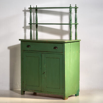 Antique emerald green antique dresser (c.1920)