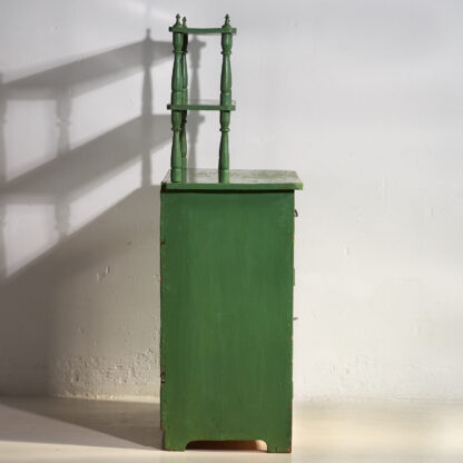 Antique emerald green antique dresser (c.1920)