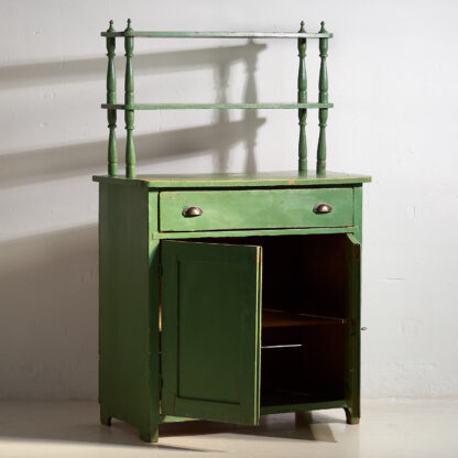 Antique emerald green antique dresser (c.1920)