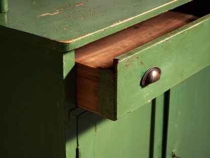 Antique emerald green antique dresser (c.1920)