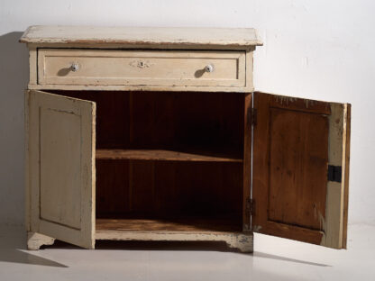 Antique white two door chest of drawers (c.1920) #23