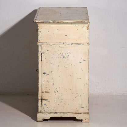 Antique white two door chest of drawers (c.1920) #23