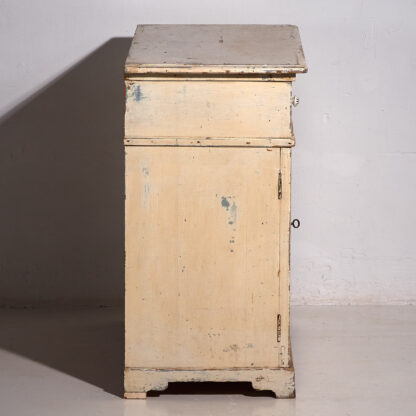 Antique white two door chest of drawers (c.1920) #23