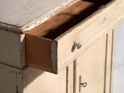 Antique white two door chest of drawers (c.1920) #23