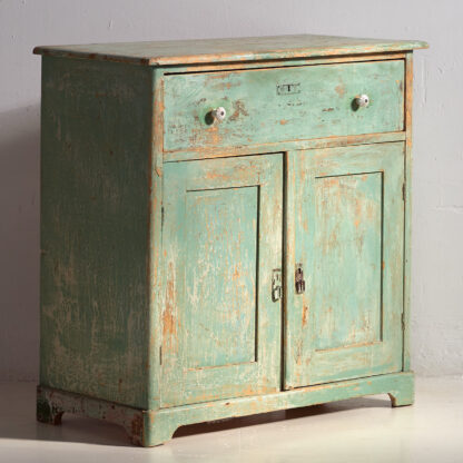 Ancienne commode en bois à deux portes (vers 1920) #16