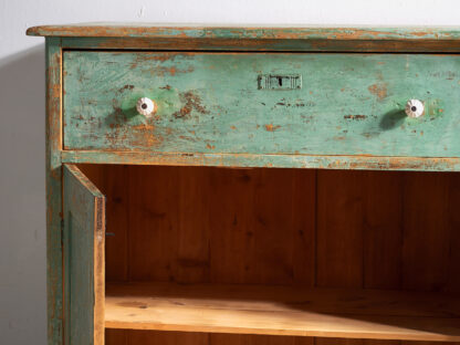 Antique two-door wooden dresser (c.1920) #16