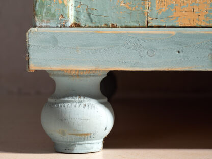 Antique sky blue bedroom dresser (c.1920) #7