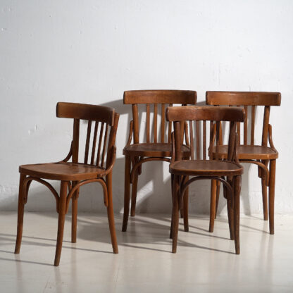 Ensemble de chaises Thonet anciennes (vers 1900). Ensemble de 4 pièces #19