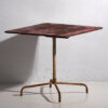 Mesa antigua para exterior de color rojo (c.1920) #18