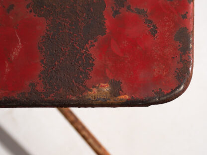 Antique red outdoor table (c.1920) #18