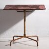 Mesa antigua para exterior de color rojo (c.1920) #18