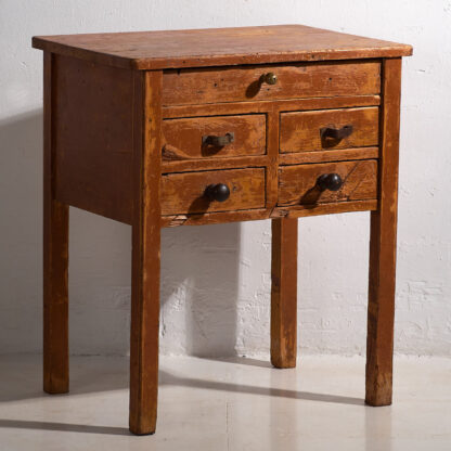 Mesa auxiliar de madera antigua (c.1920)