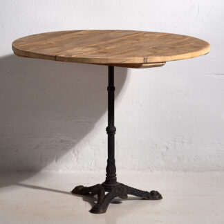 Antique round bar table (c.1920) #2