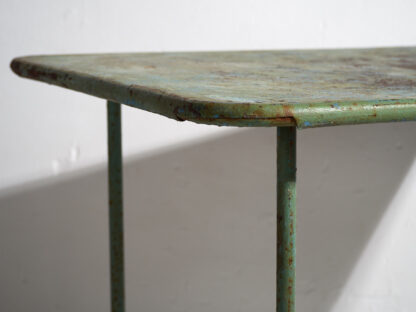 Mint green antique garden table (c.1920) #20