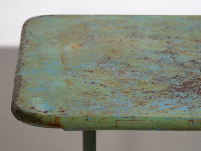 Table de jardin ancienne vert menthe (c.1920) #20