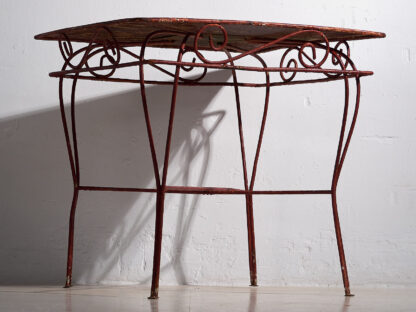 Antique red antique terrace table (c.1930) #21