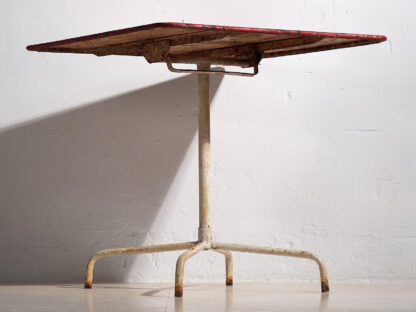 Antique folding garden table (c.1930) #14