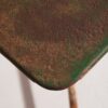 Mesa plegable antigua de jardín con pátina de color verde (c.1920) #15