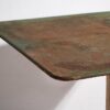 Mesa plegable antigua de jardín con pátina de color verde (c.1920) #15