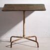 Mesa plegable antigua de jardín con pátina de color verde (c.1920) #15