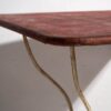 Mesa roja antigua para jardín (c.1930) #2