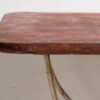 Mesa roja antigua para jardín (c.1930) #2