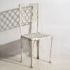 Mesa y sillas de jardín antiguas (c.1920). Conjunto de 5 piezas
