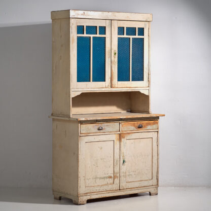 Mueble de cocina antiguo de color blanco (c.1920)