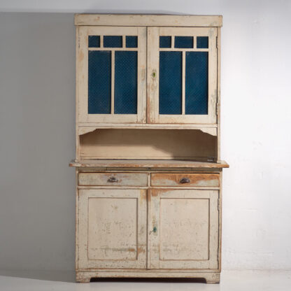 Mueble de cocina antiguo de color blanco (c.1920)