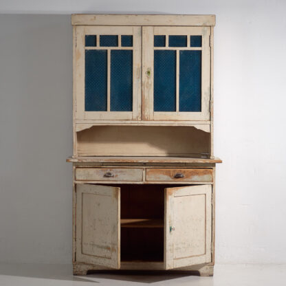 Mueble de cocina antiguo de color blanco (c.1920)