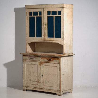 Mueble de cocina antiguo de color blanco (c.1920)