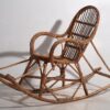 Silla mecedora antigua de mimbre (c.1930)
