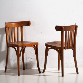 Sillas bistrot Thonet antiguas (c.1900). Conjunto de 2 piezas #14