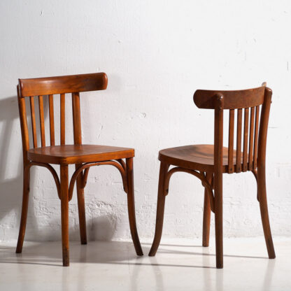 Antique Thonet bistro chairs (c.1900).
Set of 2 pieces #14