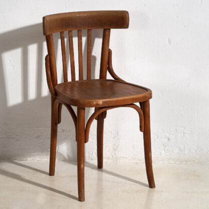 Anciennes chaises de bistrot Thonet (vers 1900). Ensemble de 2 pièces #30