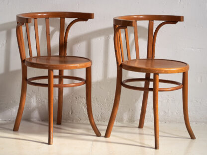 Sillas Thonet con reposabrazos (c.1900). Conjunto de 4 piezas #26