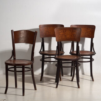 Antique wooden chairs (c.1900).
Set of 4 pieces #24