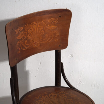 Antique wooden chairs (c.1900).
Set of 4 pieces #24