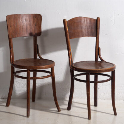 Antique Thonet lounge chairs (c.1900). Set of 2 pieces #20