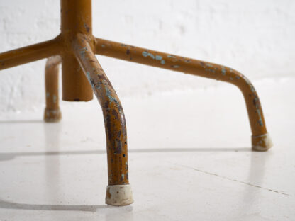 Tabouret rond vintage de style industriel (c.1950)