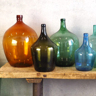 Demijohns and other glass bottles