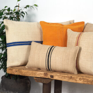 Antique linen cushions